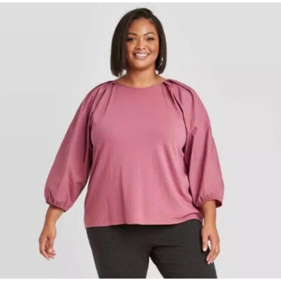 A New Day Long Sleeve XXL Women's Shirt Pink - Picture 1 of 1